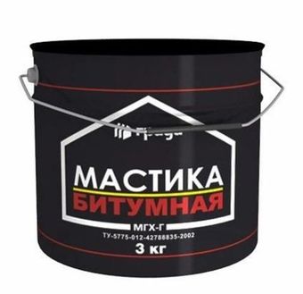 Мастика битумная Грида МГХ-Г 3 кг