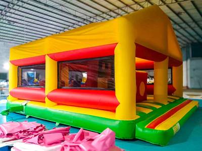 Коммерческий надувной батут «Спорткомплекс» с крышей, 7x7x4.5 м