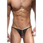 Мужские трусы слипы черно-розовые Cosmos Colors L20BPG