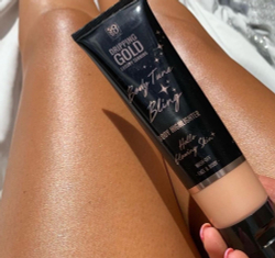 Dripping Gold Luxury Tanning Body Tune Bling - Крем осветляющий для тела и лица, 100 ml