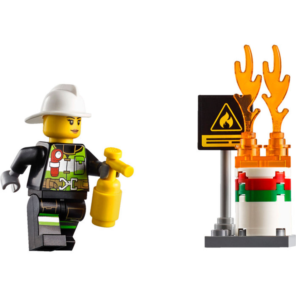 LEGO City: Пожарный автомобиль с лестницей 60107 — City Fire Ladder Truck — Лего Сити Город