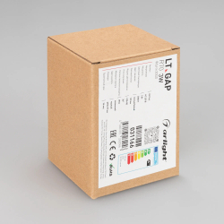 Светильник LT-GAP-R70-3W Warm3000 (BK, 30deg, 230V) (Arlight, IP65 Металл, 3 года) 031166