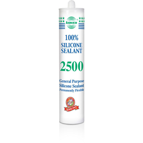 Универсальный силиконовый герметик Asmaco 2500 чёрный