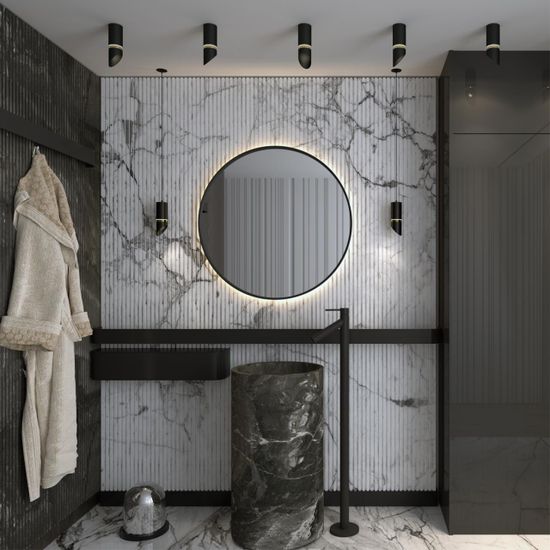 370905 OVER NT22 526 черный/золото Светильник накладной влагозащищенный IP44 GU10 9W 220V DELTA