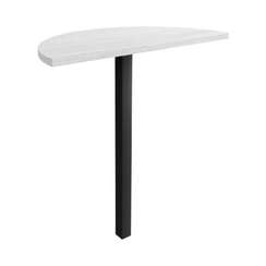 Стол приставной Континент-Pro СП70 Ясень Анкор белый 700х350х750