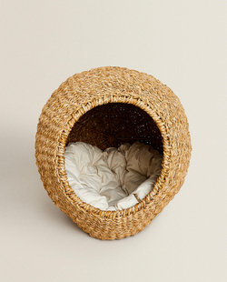 Лежак для животных Zara Home, плетёный из морской травы, 42 43 43 см