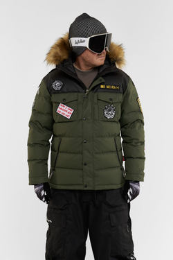 КУРТКА МУЖСКАЯ ПУХОВАЯ VIRUS BATZZILLA ARMY