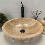Раковина из оникса Erozy Yellow EO-62178 50*42*15 0099