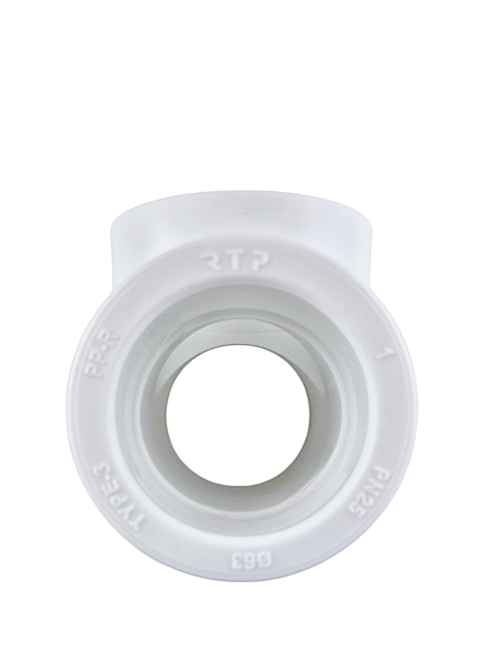 Тройник PPR  63х63х90, PN25 белый, РТП (24/2)
