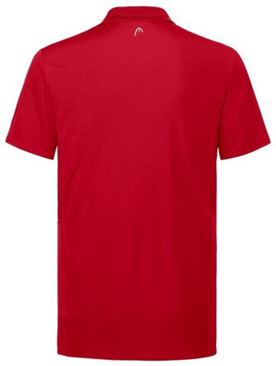 Футболка для мальчика теннисная Head Club Tech Polo Shirt - red