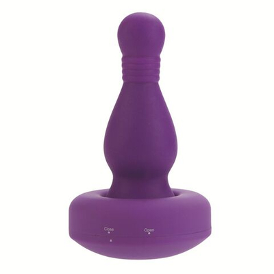 Фиолетовая анальная пробка с 10 функциями (Цвет: фиолетовый)