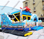 Коммерческий надувной батут "Немо" 8*7*6 м