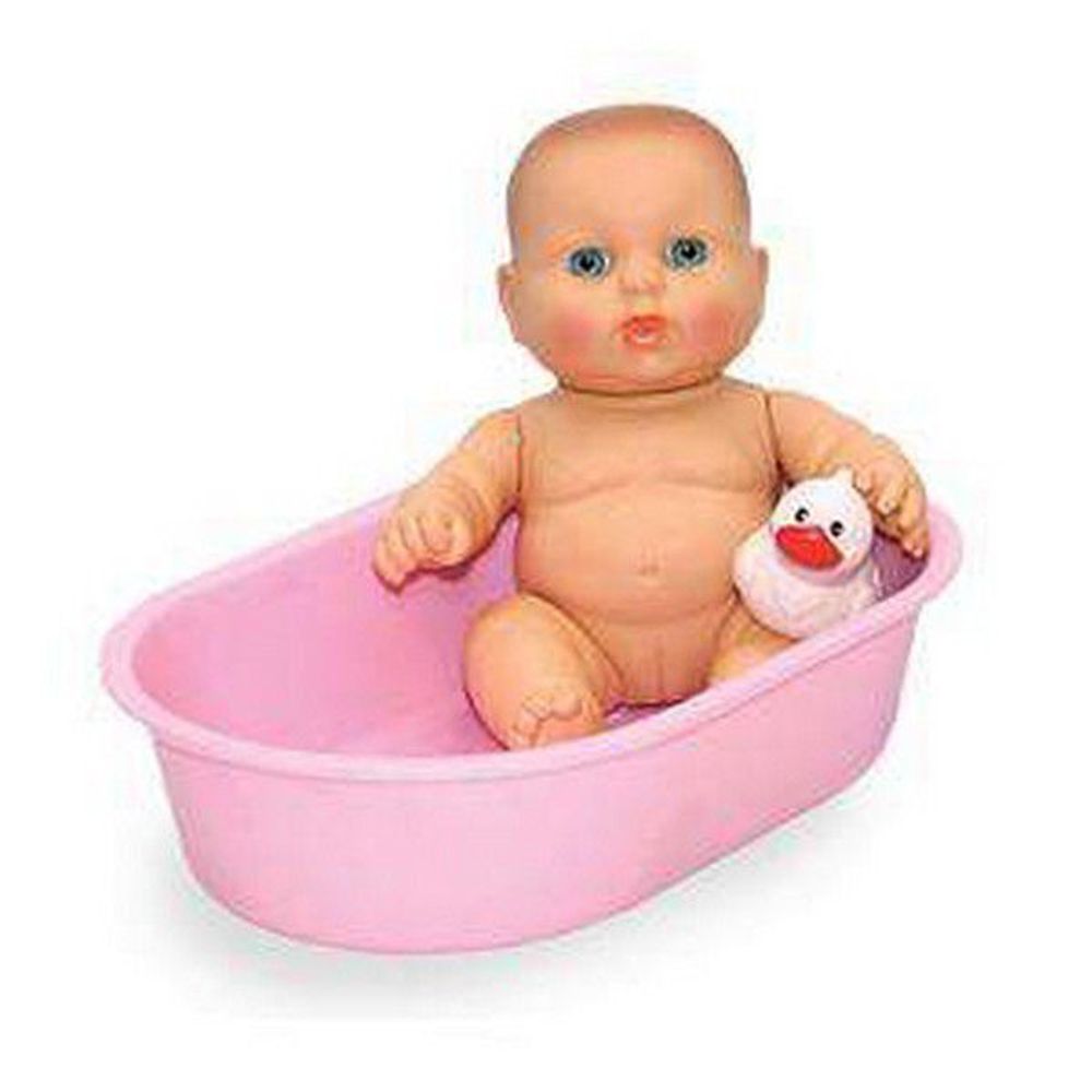 Купить Кукла Карапуз в ванночке, девочка, 20 см.