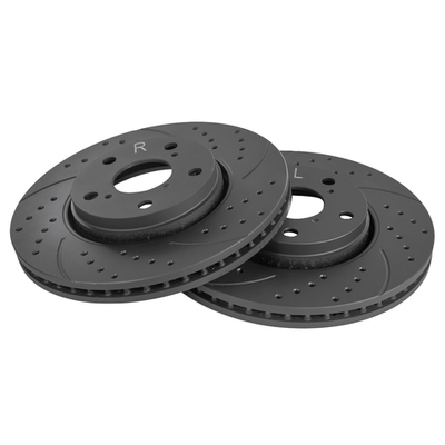 Диск тормозной передний перфорированный PRO-Line с покрытием (компл.2 шт) TOYOTA Avensis III/Verso all 09 /Vent.D=295mm GANZ GIJ10056S