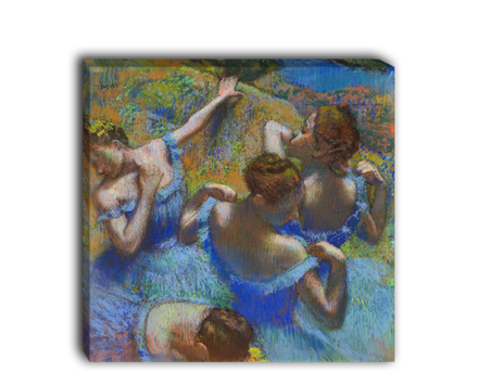 Картина для интерьера"Голубые танцовщицы", художник Дега, Эдгар, печать на холсте