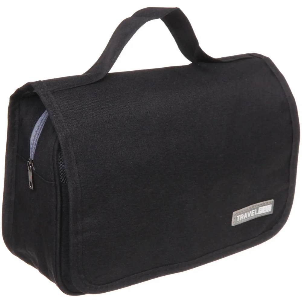 Косметичка - органайзер «Classic», цвет черный, в склад. виде 20*24*9, в расклад. виде 42*24*9см (несессер)