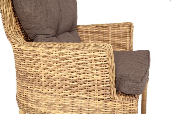 "Алиса" кресло плетеное, цвет соломенный