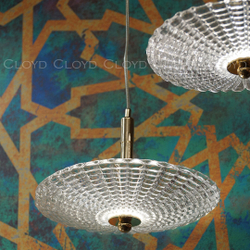 Подвесной светильник Cloyd PANORAMIC P3 / Ø25 см - золото (арт.11519)