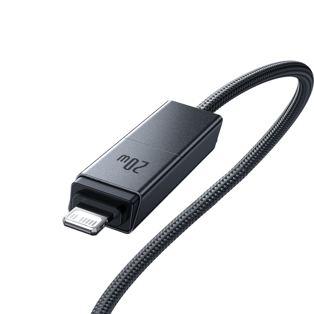 Кабель C+U - C+L Baseus Versatile Two-for-Two Charging+Data 60W 0.6-2m - Cosmic Black