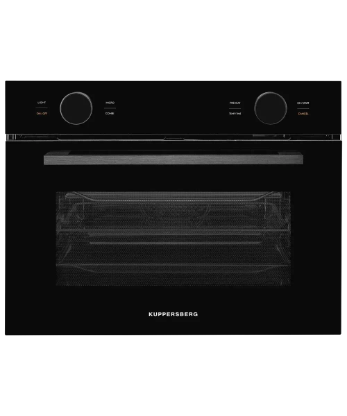 Духовой шкаф электрический с функцией СВЧ Kuppersberg KMW 612 Black