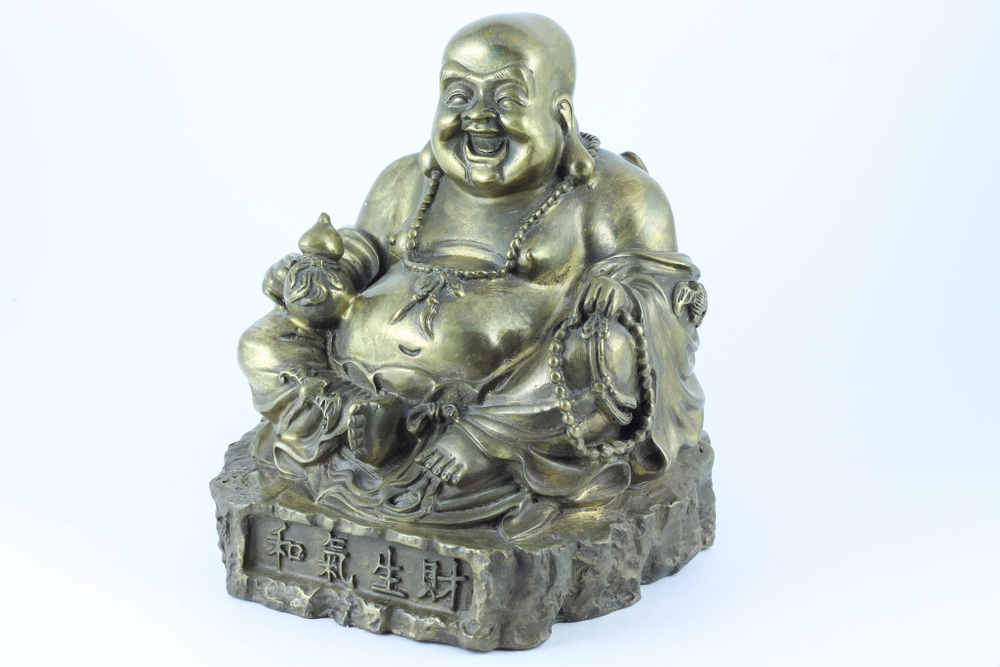 Статуэтка из бронзы Будда Хотей