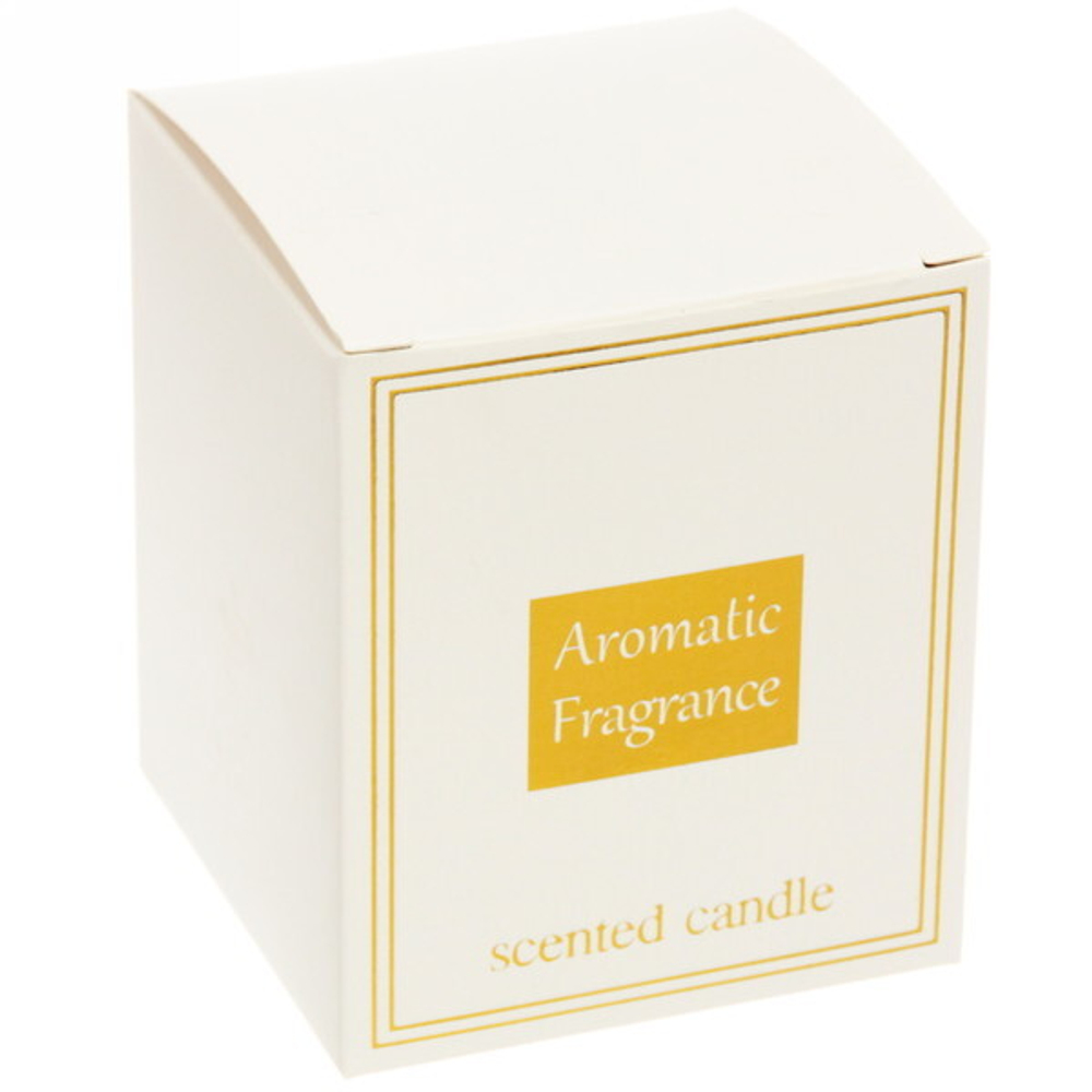 Свеча «Only For You-Arista» 7,2*8см в подсвечнике с крышкой, цвет снежный, в подарочной коробке