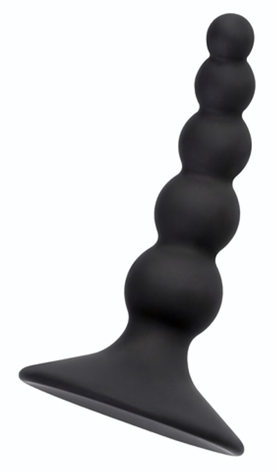 Черная анальная втулка Bootes - 10 см. (Цвет: черный)