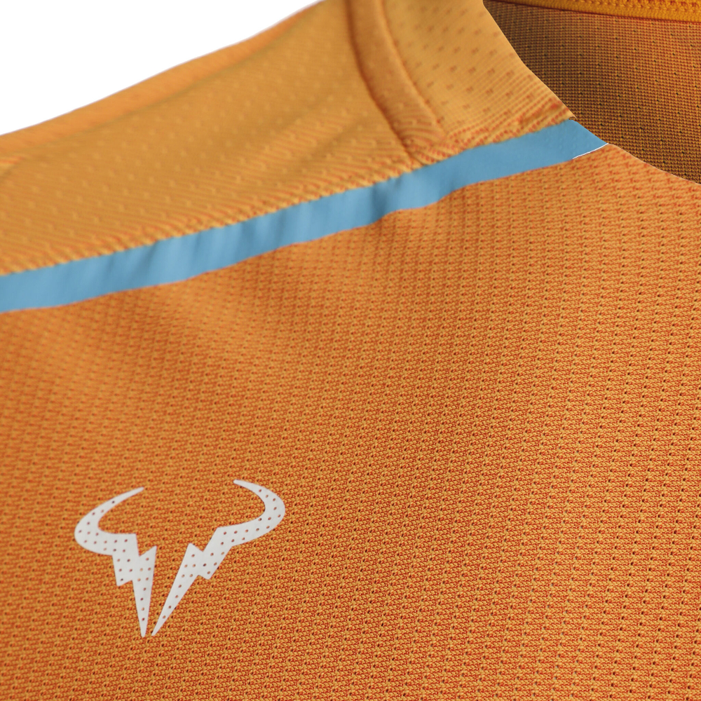 Мужское теннисное поло Nike Dri-Fit Advantage RAFA Court T-Shirt Men - Orange