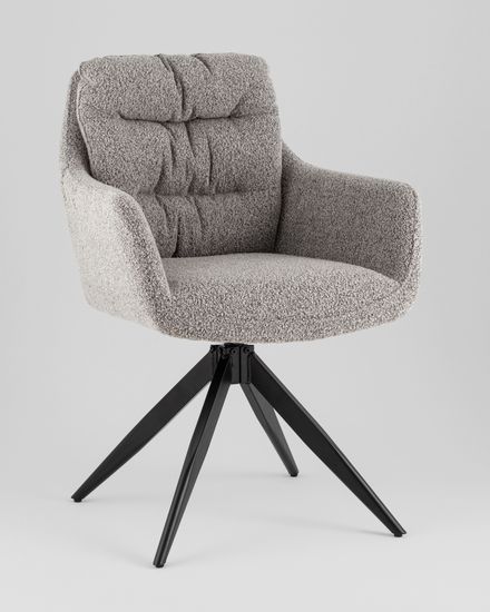 Стул обеденный Nia букле, серый