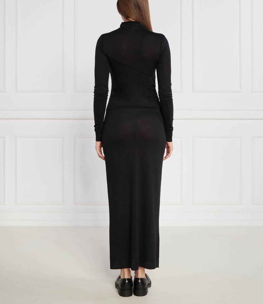 Платье GATHERED WAIST LYOCELL Calvin Klein - черный(K20K205755)