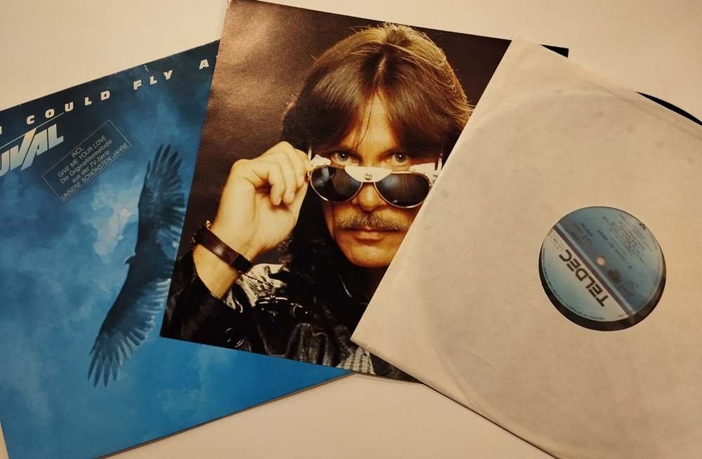 Винтажная виниловая пластинка LP Frank Duval If I Could Fly Away (Germany 1983)