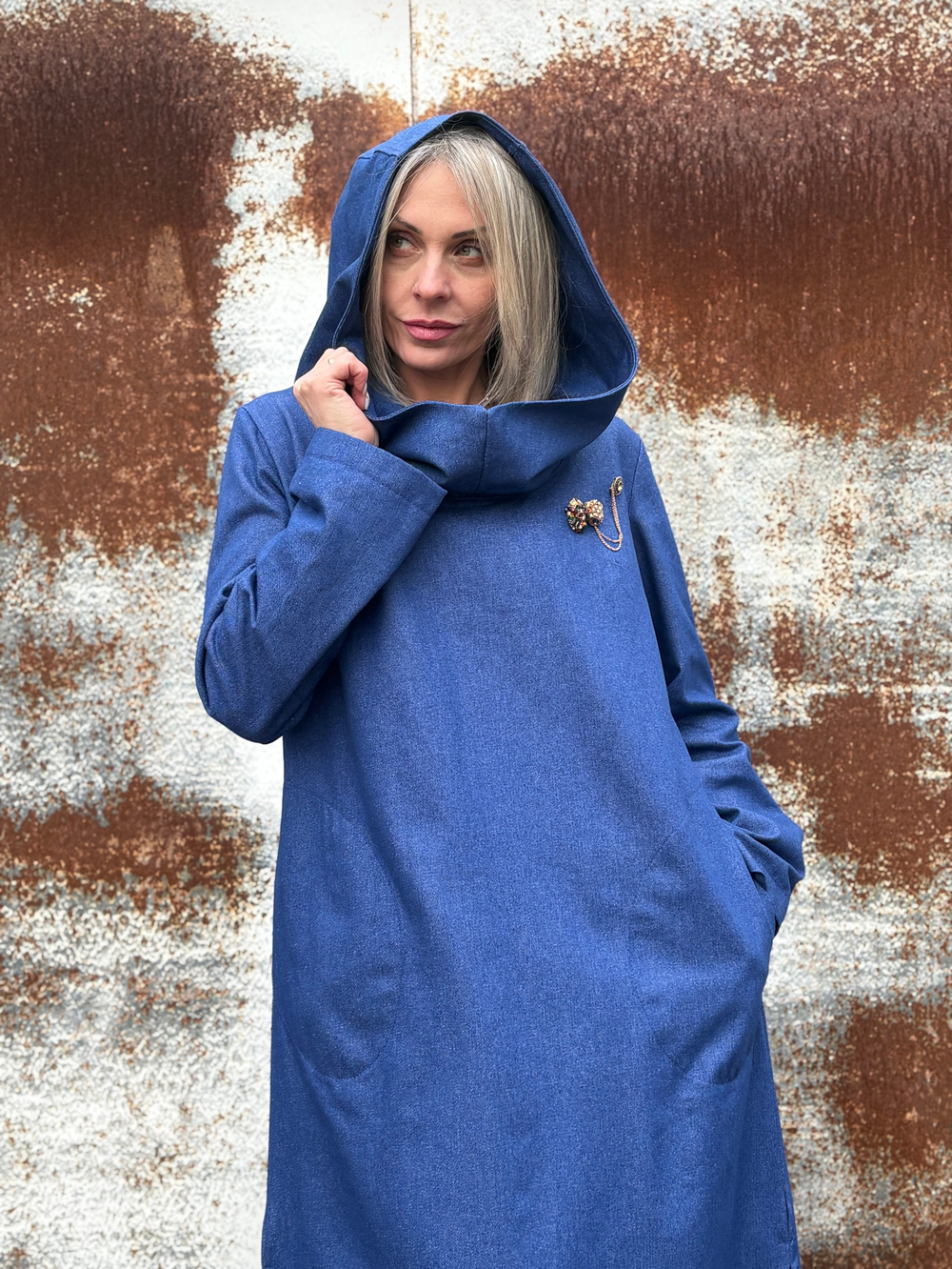 Платье Assassin /джинс синий