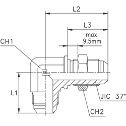 Соединение PD90 JIC 1.5/18"