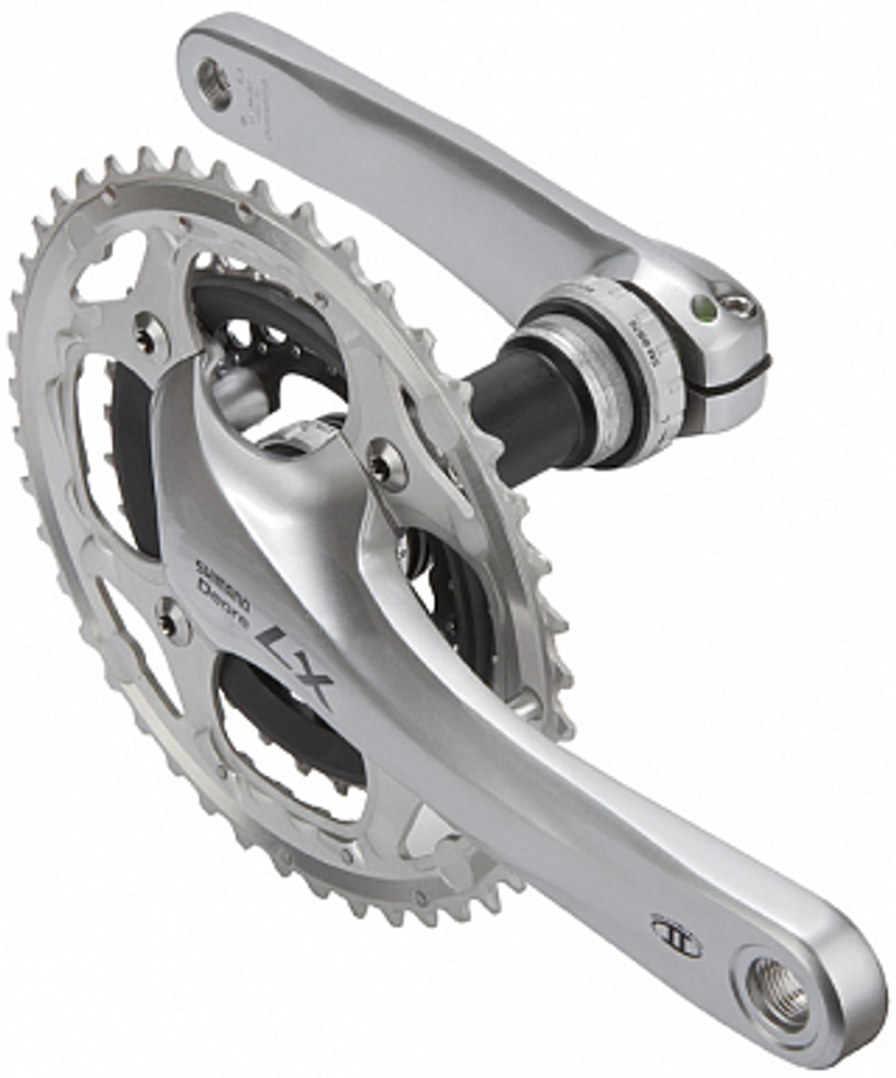 Шатуны 1/2"х3/32" 22/32/44 зуб. 175мм LX FC-T661 Deore SHIMANO Hollowtech2 с кареткой серебристые