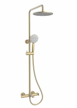Душевая система Vincea Rondo VSFS-1R1BG брашированное золото