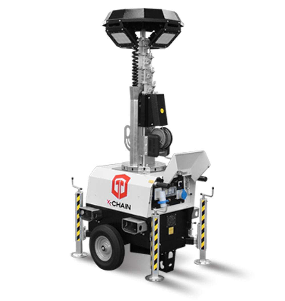 TRIME X-CHAIN ANTI-GLARE (антиблик) 4X150W LED 7M электрическая осветительная вышка