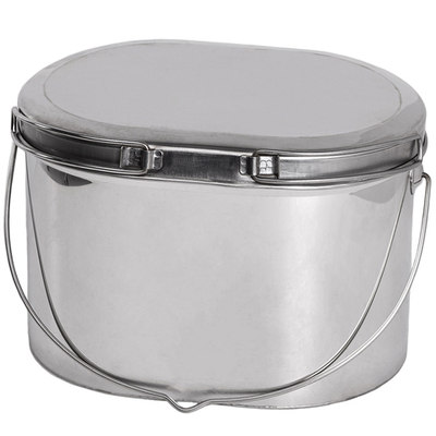 Котелок низкий нержавеющий, крышка с ручками. (Роза ветров)