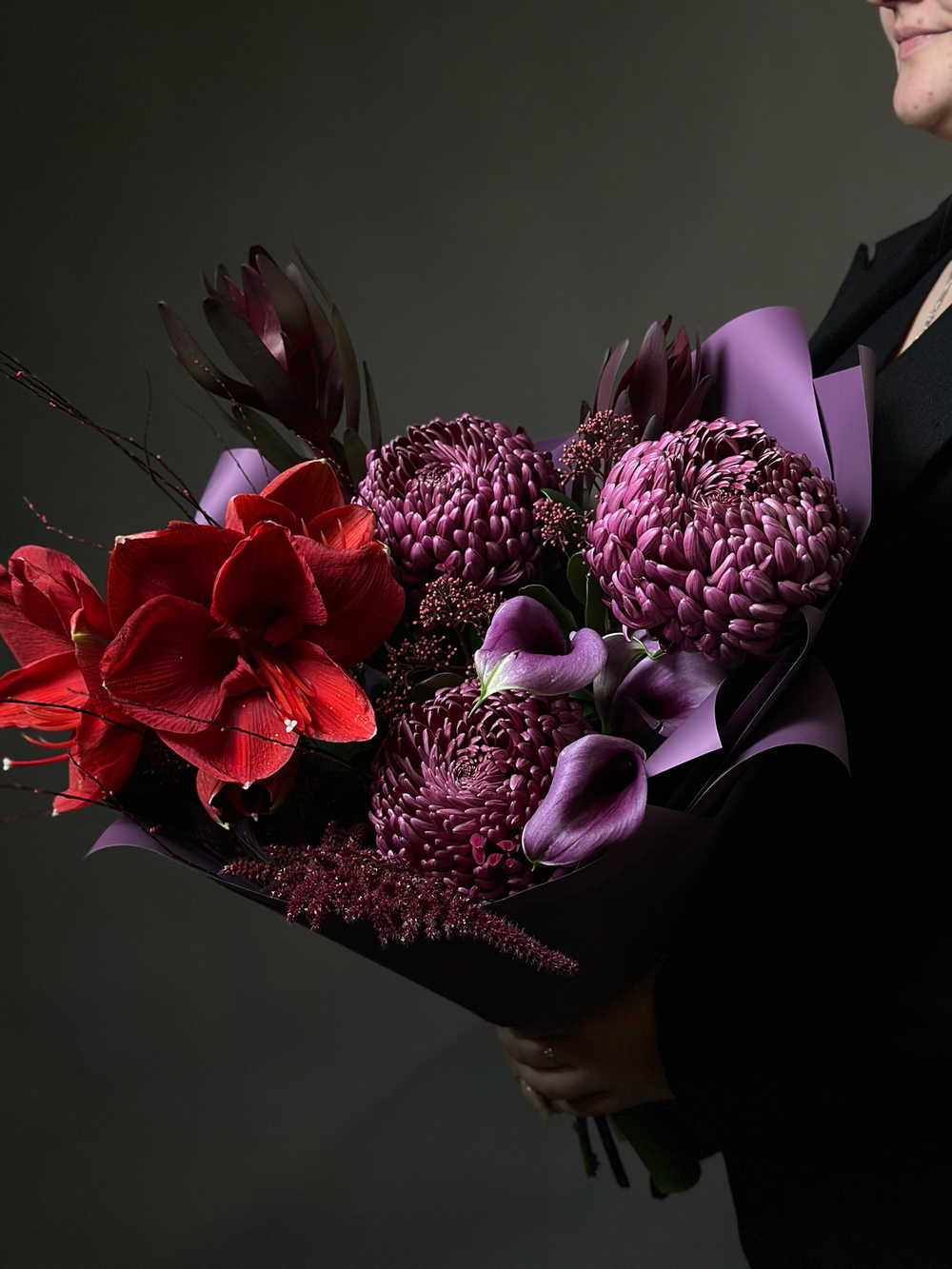 Сборный букет «Игра текстур»