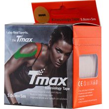Тейп кинезиологический TMAX Extra Sticky 5 см x 5 м, 423112, телесный