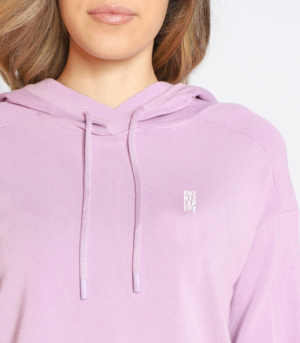 Худи Patrizia Pepe - фиолетовый(8K0105 K087)
