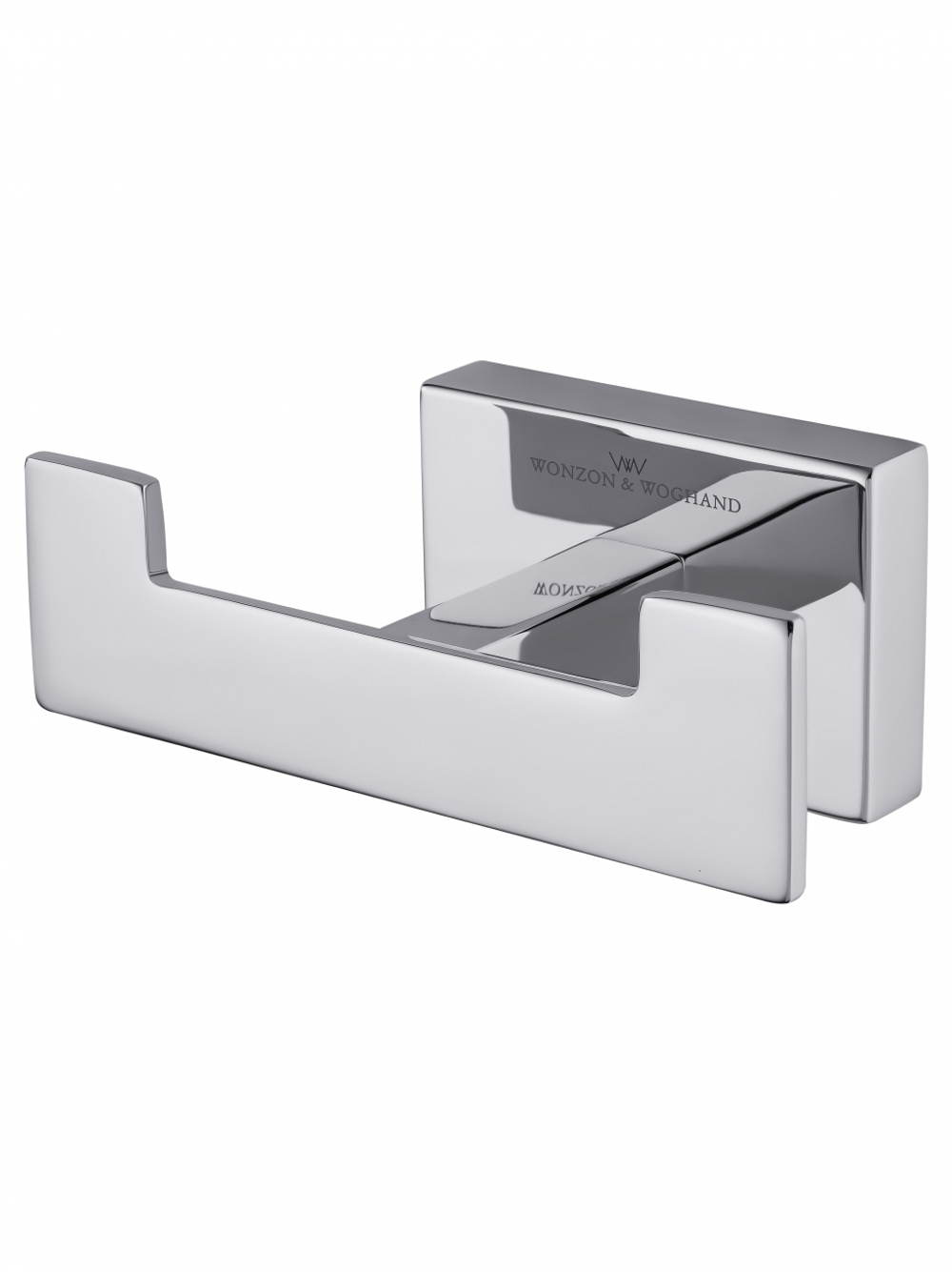 Двойной крючок для ванной WONZON & WOGHAND FLAT, Хром (WW-9725)