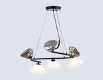 LH15003/6 BK/FR/SM черный/белый матовый/дымчатый G9*6 max 40W D630*1150