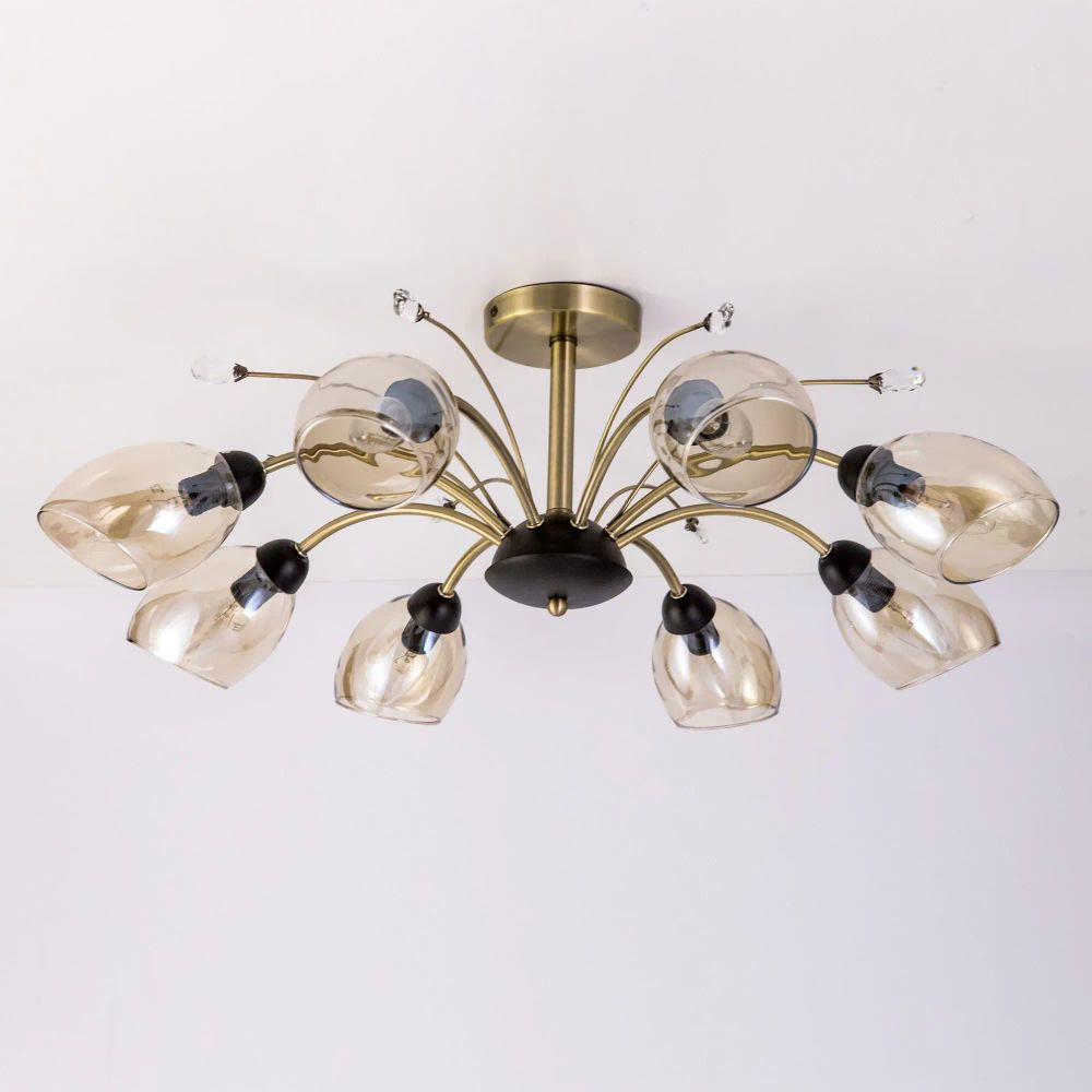 Citilux Комета CL108185 Люстра потолочная Бронза Венге