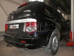 Фаркоп оцинкованный Galia S109A для Ssang Yong Rexton 2006-2012, 2012-(паспорт и сертификат в комплекте)(без электрики)