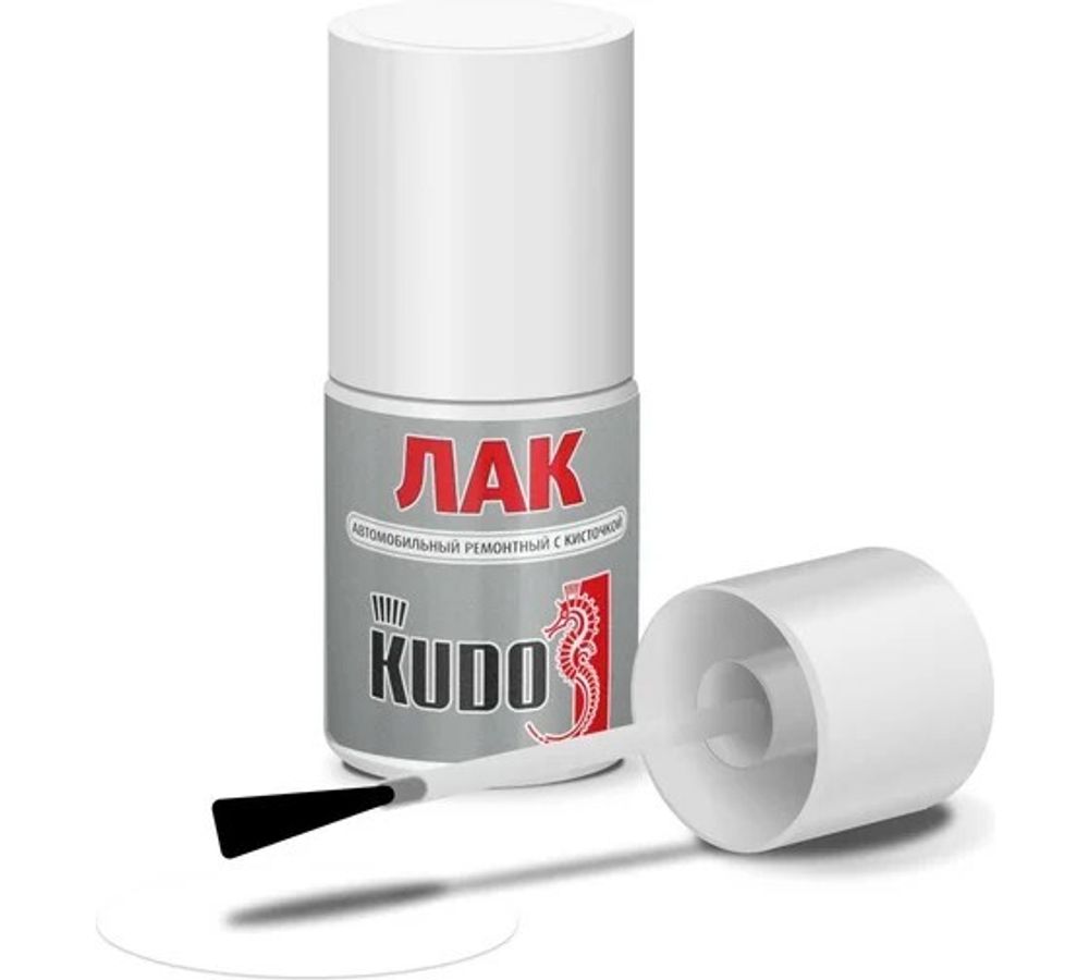 Лак-кисточка Кудо 15л бесцветный ку-70000