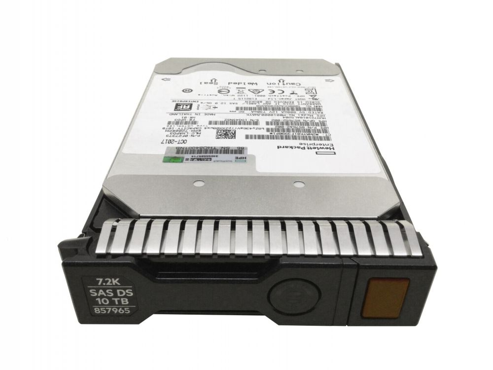 Жесткий диск HP 10TB SAS 7.2K LFF SC He 512e DS 857644-B21
