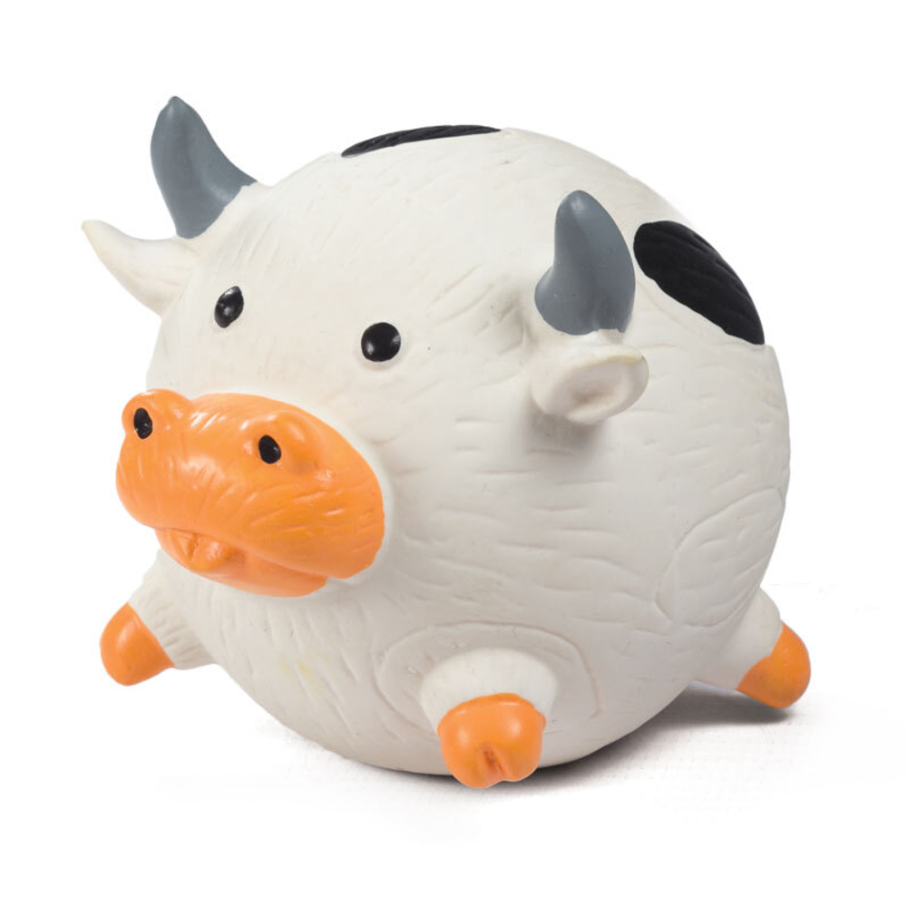 Игрушка для собак из латекса "Коровка-мяч", 85мм , Triol