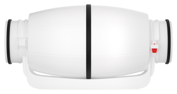 Круглый канальный вентилятор в шумоизолированном корпусе серии LS-150-V