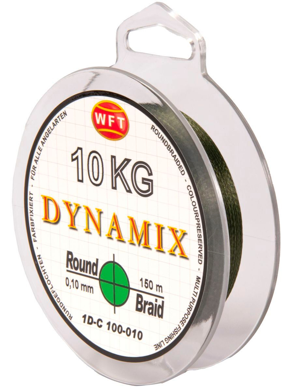 Шнур плетёный WFT KG ROUND DYNAMIX Green 150/008