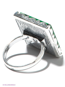 "Классика"  кольцо в серебряном покрытии из коллекции "Самоцветы" от Jenavi